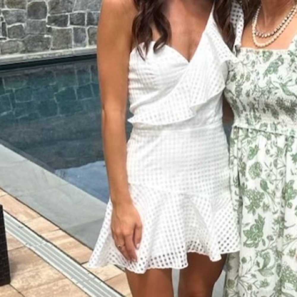 REVOLVE One Shoulder White Dress